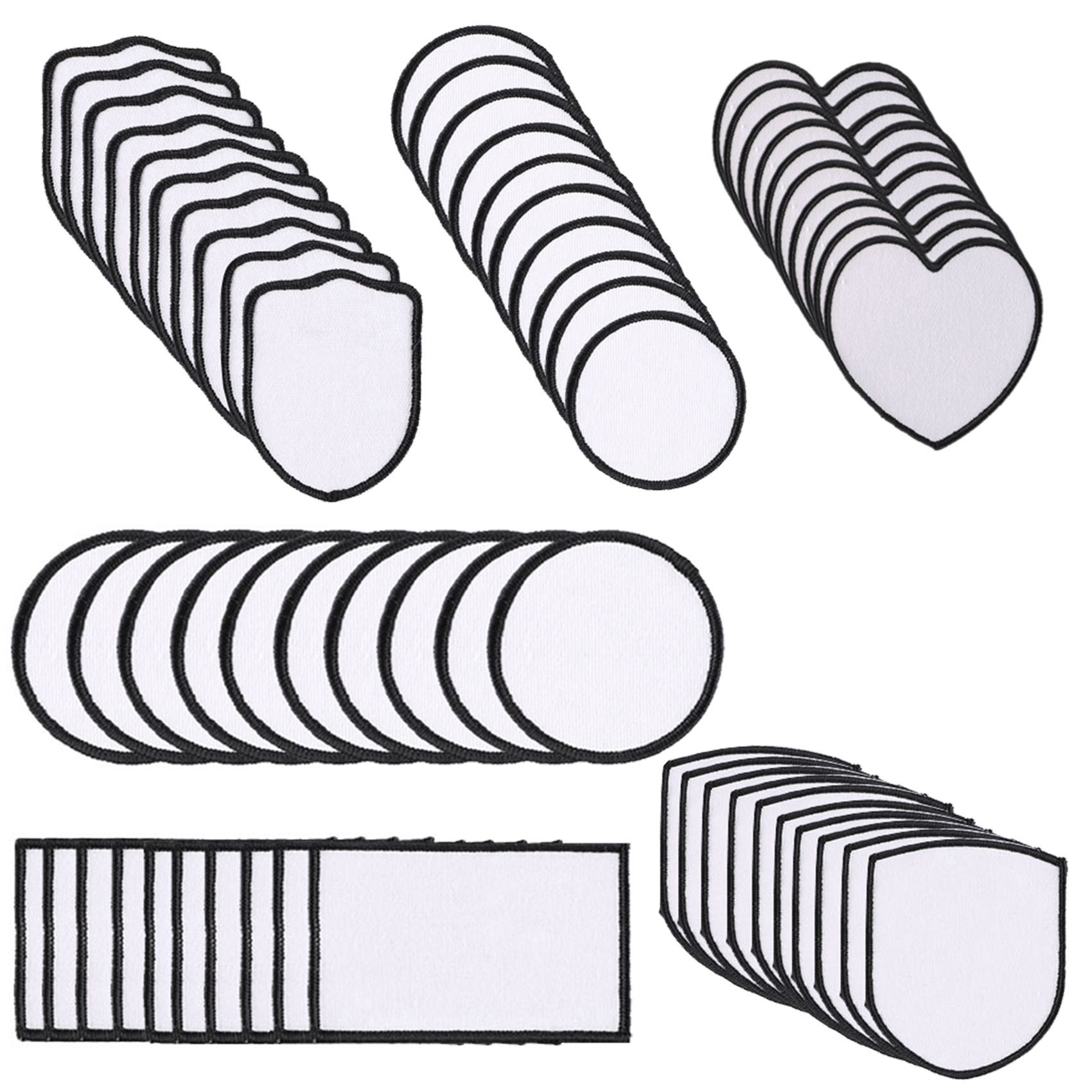 Hat Sublimation Blank - SHGO-180Pcs Sublimation Blanks Patches Fabric Iron-On