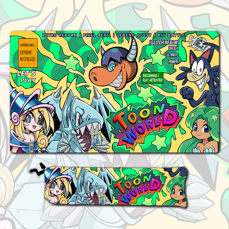Yu-Gi-Oh! 600x350mm Toon Dark  - Door Mat Blank 评论和价格