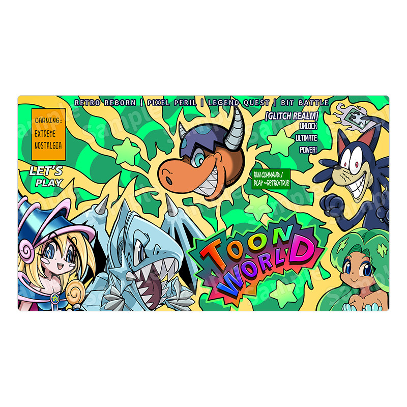 Yu-Gi-Oh! 600x350mm Toon Dark  - Door Mat Blank 评论和价格