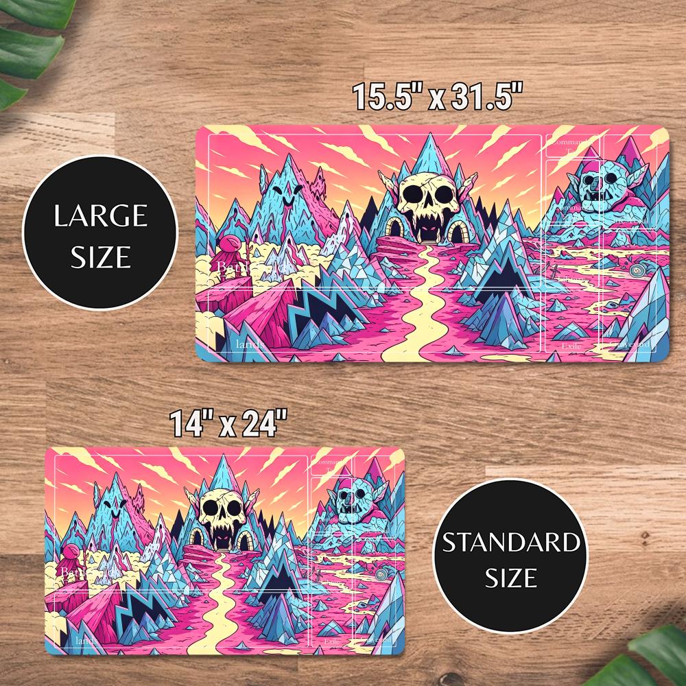 Cartoon Pink Skull Mountain TC - Door Mat Blank 评论和价格