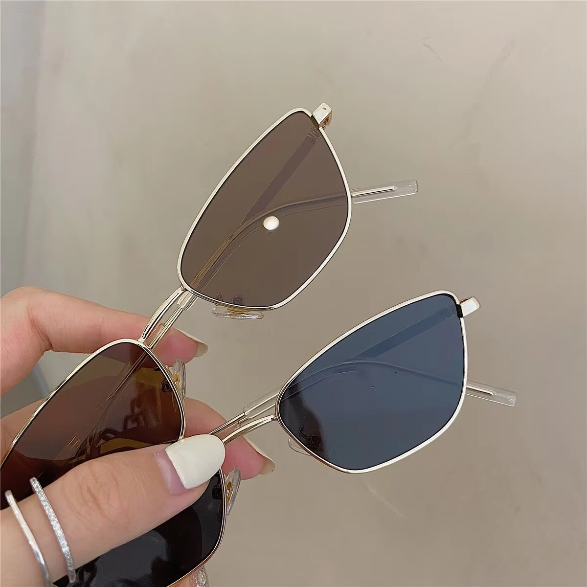 Fashion Cat Eye Sunglasses for - Metal Photo Panel 评论和价格