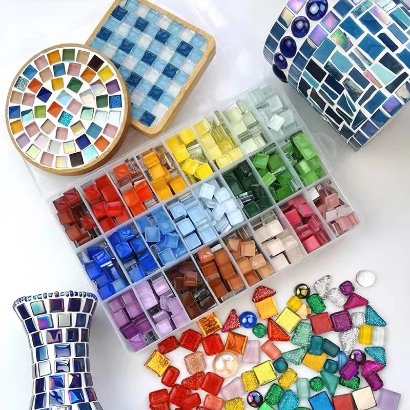 DIY Ceramic Mosaic Glass 50pcs - Ceramic Tile Blank 评论和价格