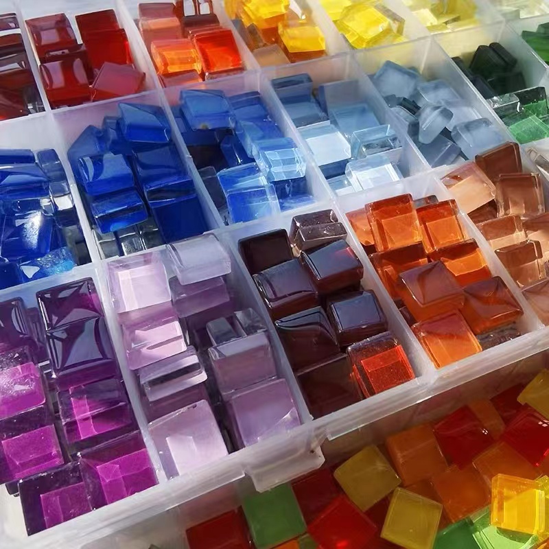 DIY Ceramic Mosaic Glass 50pcs - Ceramic Tile Blank 评论和价格