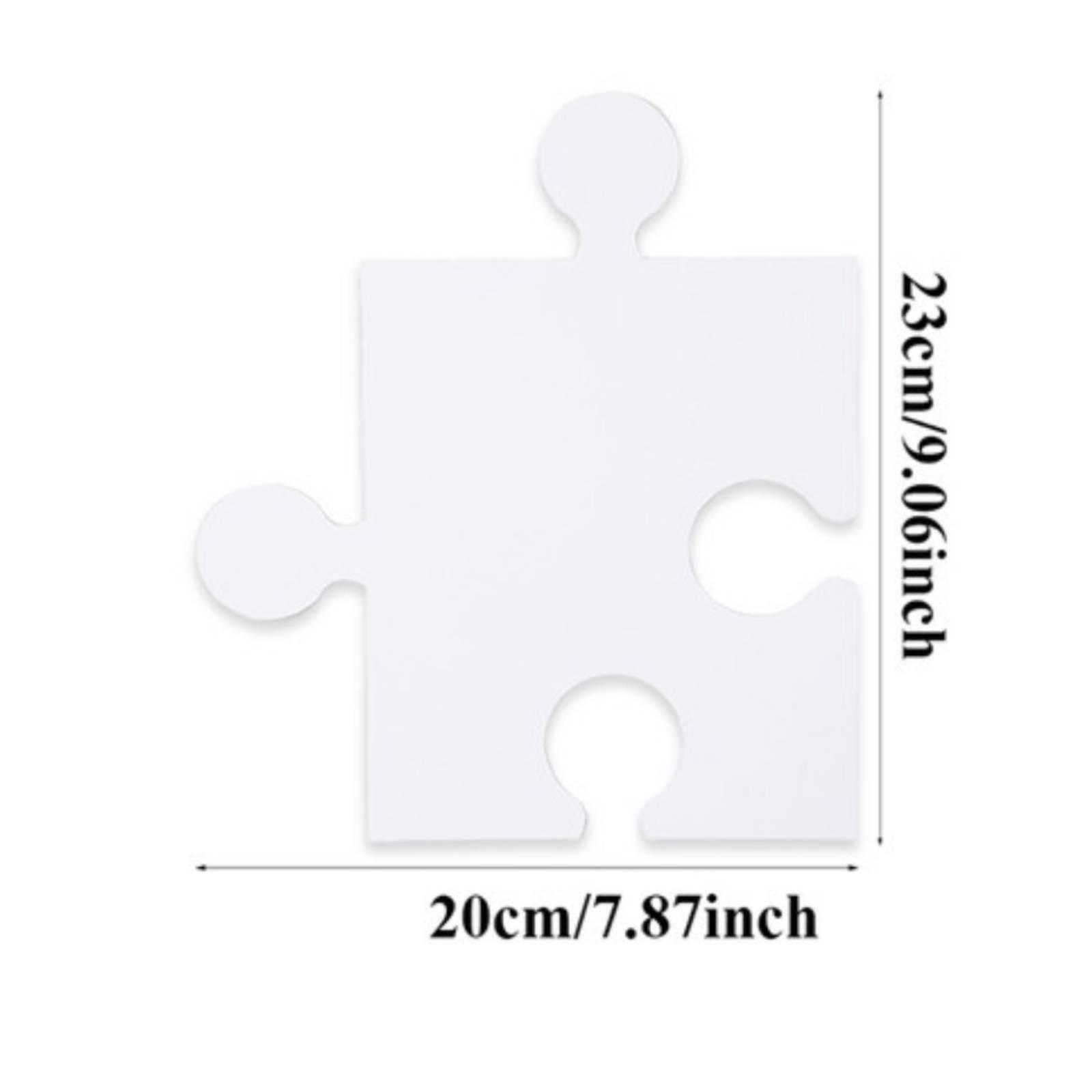DIY Puzzle Cards Blank White C - Puzzle Blank White 评论和价格